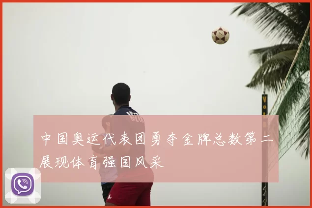 中国奥运代表团勇夺金牌总数第二展现体育强国风采